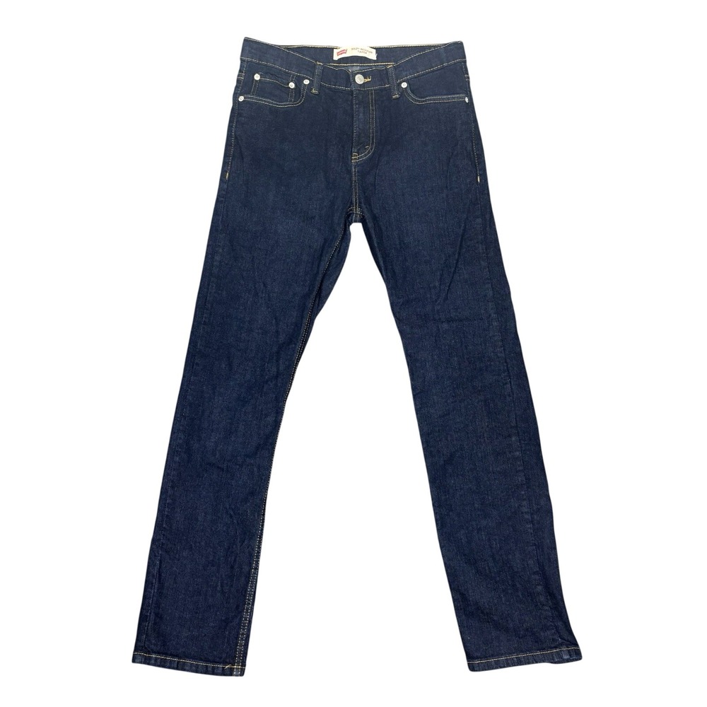 Levis Jeans Men's 29x31 Blue 502 Regular Fit Tapered Leg Medium Wash